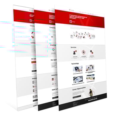 Accedia's website Pages