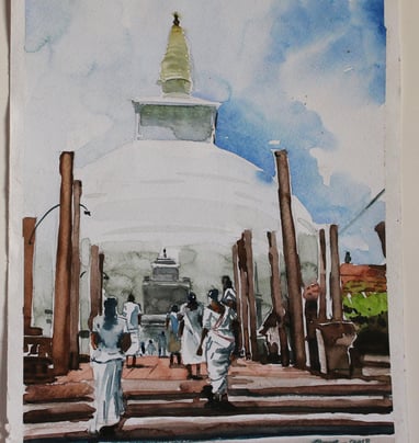 Watercolor painting