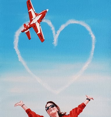 Jenn -painting by Peter Robichaud