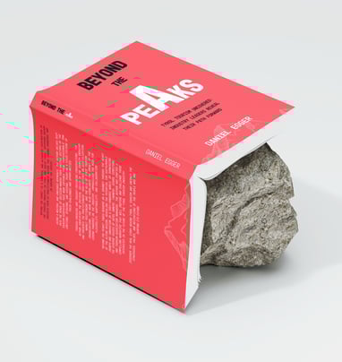 a rock with a rock in the middle of it