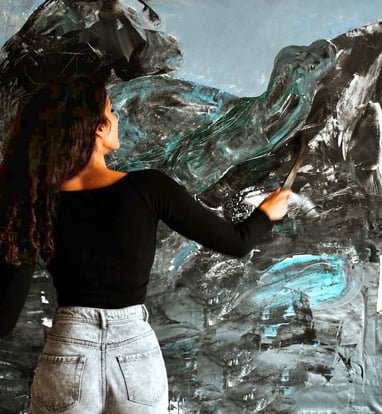 "Sherezade Morales invites us to explore the beauty and depth of her artistic in each brushstroke".