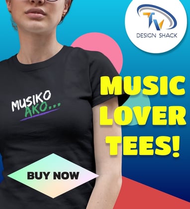 Filipino Shirt Gifts for Musicians, Pinoy Band w/ Musiko Ako Unisex T-Shirt, Musikero Tee for Him & 