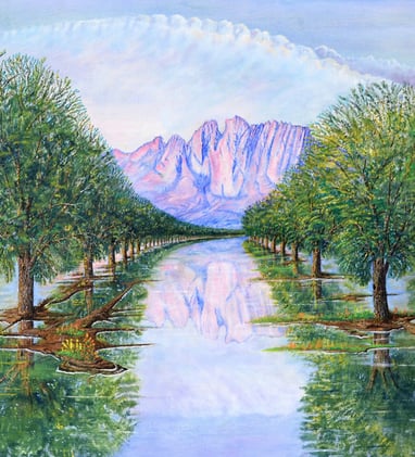 Dog Leg Right by New Mexico Artist John Dick-Peddie