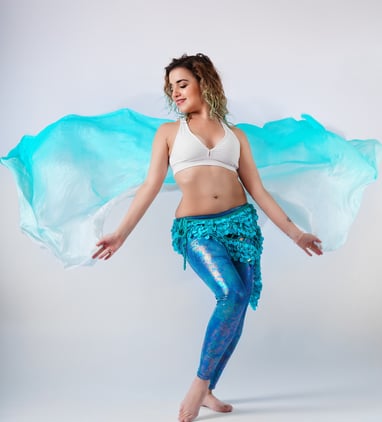 Bellydance danza árabe con velo