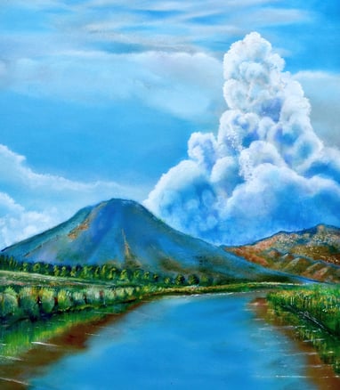 One Peak by New Mexico Artist John Dick-Peddie