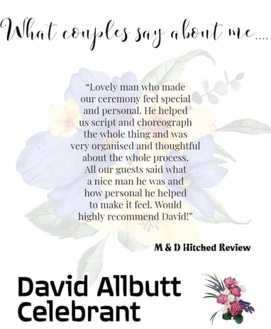 Review Of David Allbutt Celebrant