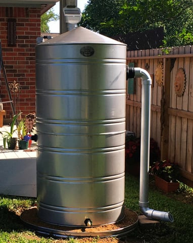 300 gallon rainwater tank