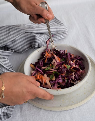 Salade Coleslaw version saine