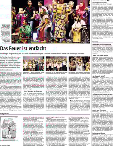 Sinfonie unseres Lebens, Kultur Sindelfingen, Orchester der Kulturen