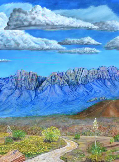 Bluetail's Perspective by New Mexico Artist John Dick-Peddie