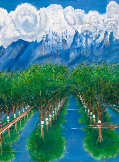 Salopek Grove by New Mexico Artist John Dick-Peddie