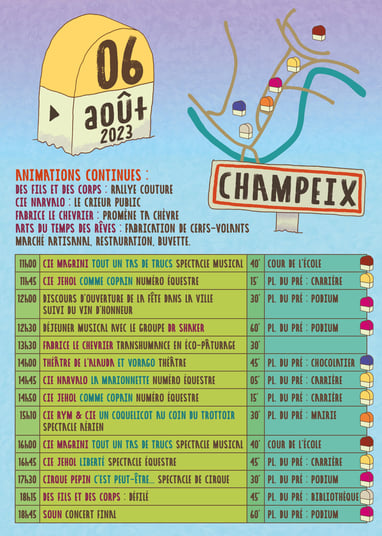 Flyer Fête dans la Ville 2023