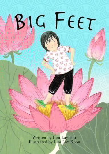 Big Feet picture book by Lim Lay Har, illustrations by Lim Lay Koon