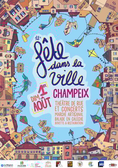 Affiche Fête dans la Ville 2021