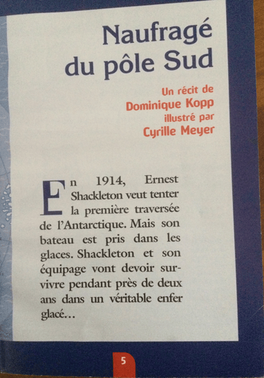 Shackleton KOPP ANTARCTIQUE