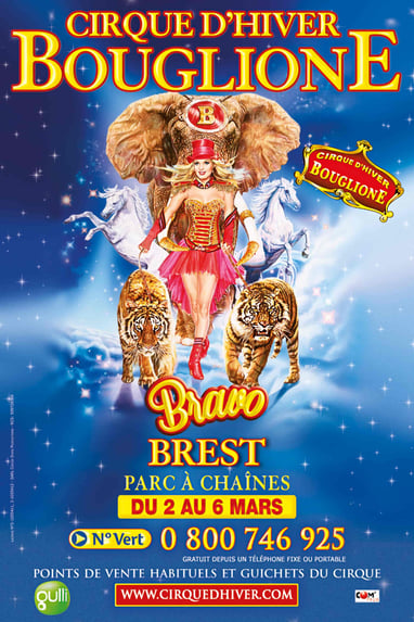 affiche Bouglione à Brest en 2016