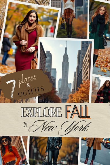 Fall fashion outfit ideas for iconic New York locations