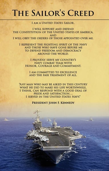 Military Program Page - Sailor's Creed