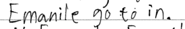 example of student writing