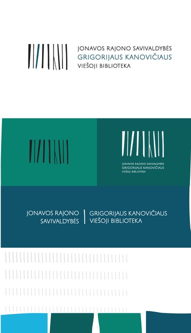 Kanovičiaus bibliotekos vizualinio identiteto dizainas