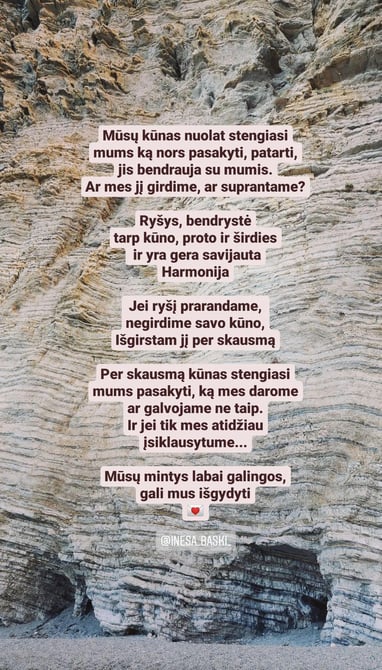 sveikata ryšys harmonija