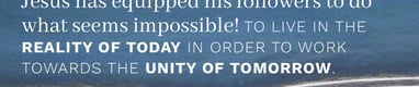 Jesus has equipped his followers to do what seems impossible!