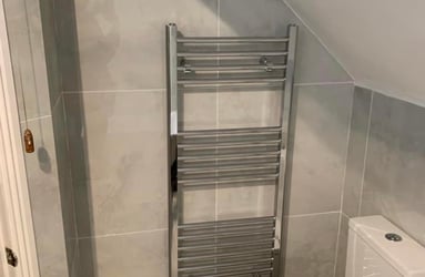 Radiator replacement completed by AXM Plumbing Services in Droitwich