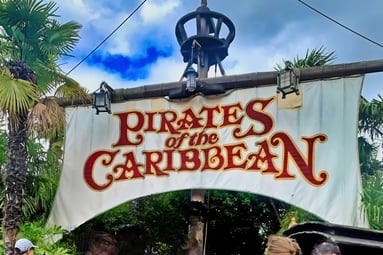 Pirates of the Caribbean ride from Disneyland Paris