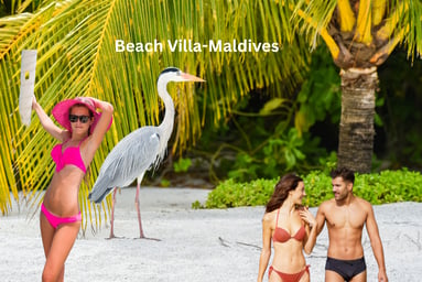 Beach Villa in Maldives