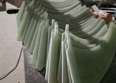 Fiberglass Longboard fins