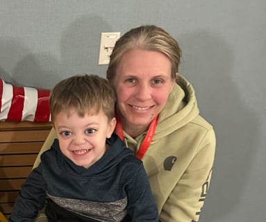 Gage and Mom