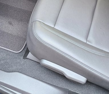 Interior Detailing Image “Deep interior car detailing with steam cleaning and vacuuming of seats"