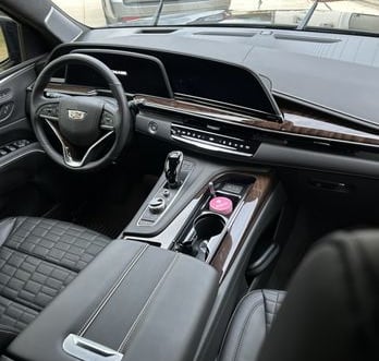 Interior Detailing Image “Deep interior car detailing with steam cleaning and vacuuming of seats"