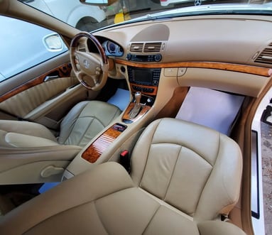 Interior Detailing Image “Deep interior car detailing with steam cleaning and vacuuming of seats"