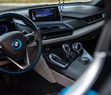 Interior Detailing Image “Deep interior car detailing with steam cleaning and vacuuming of seats"