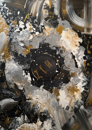 DEEP AND HEAVEN - 130€ -Peinture acrylique 2024