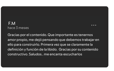 Comentarios de oyentes  podcast Psipuntodeacuerdo: reflexiones, agradecimientos y experiencias