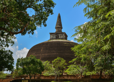 Stupa at Polonnaruwa
