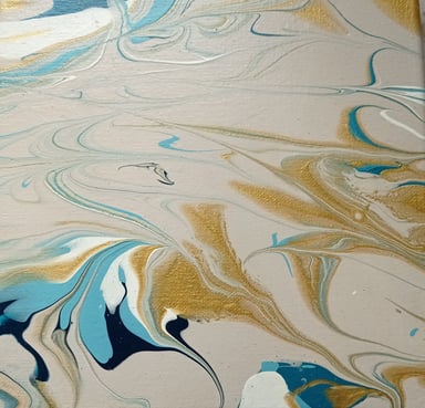 Lac ZEN - 20€ - 20x20 - peinture acrylique 2024