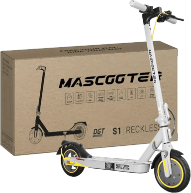 MASCOOTER S1 Reckless | Patinete Eléctrico Adultos Homologado DGT 