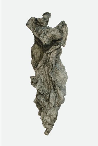 A photograph of a sculpture inspired by caryatid