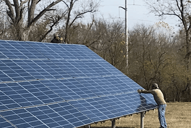 Installing solar panels