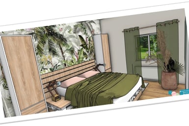 maquette 3D chambre