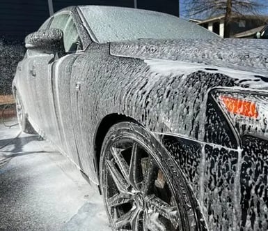 Exterior Detailing Image “Professional mobile car detailing service washing and waxing"