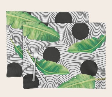 Hiding Tropics Placemat BY cadinera