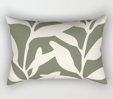 Tangled Vines - Boho Shapes Throw Pillow BY Fresh Wave Lab on Society6