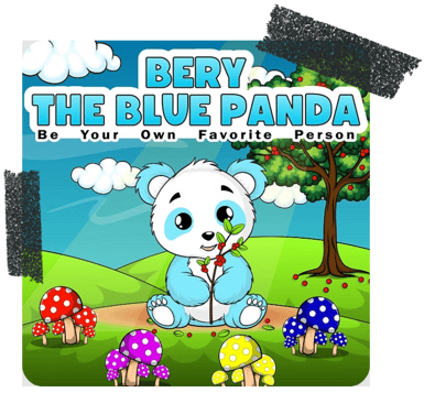 Bery the Blue Panda, children's book, Kistemo, Mia Balventy, Keerthana Suresh