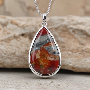 natural stone pendant