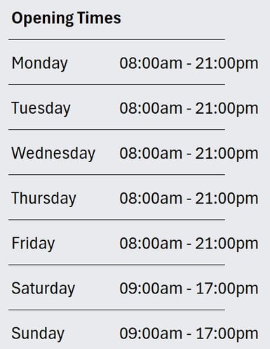 The local office opening times of The Tax Faculty