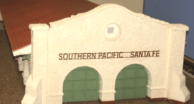 Phoenix Station serving Santa Fe and Southern Pacific sign